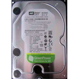Б/У жёсткий диск 1Tb Western Digital WD10EVVS Green (WD AV-GP 1000 GB) 5400 rpm SATA (Пушкино)
