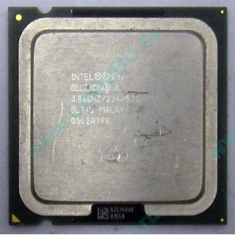 Процессор Intel Celeron D 345J (3.06GHz /256kb /533MHz) SL7TQ s.775 (Пушкино)